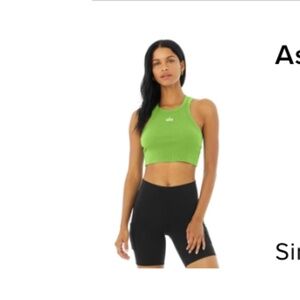 Alo Yoga Aspire Tank Green Apple Medium